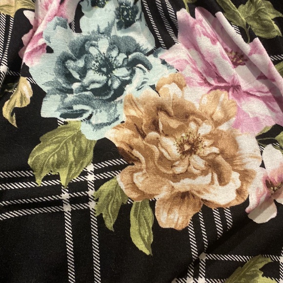 Torrid Super Soft Strappy Floral Plaid Babydoll Tunic NWT 1 - Picture 5 of 5